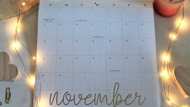 fall month november